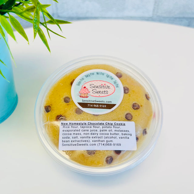 RAW Chocolate Chip Cookie dough - 1 pound (SHIP or pickup)