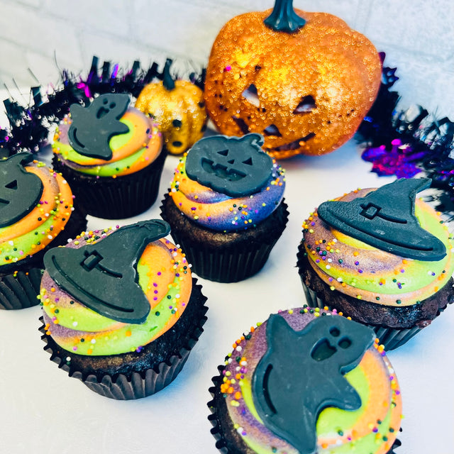 Halloween swirl cupcakes (pickup only)