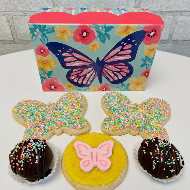Butterfly glutenfree Vegan, cookie, truffle gift set (SHIP)