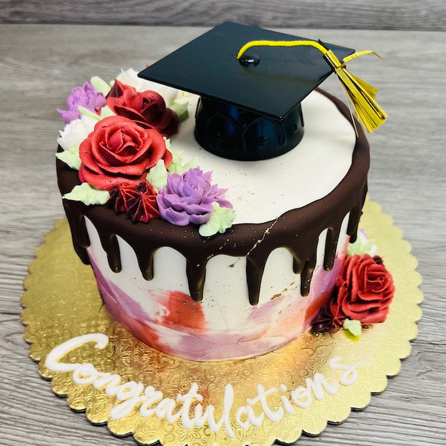 Graduation Flower cake (pickup only)