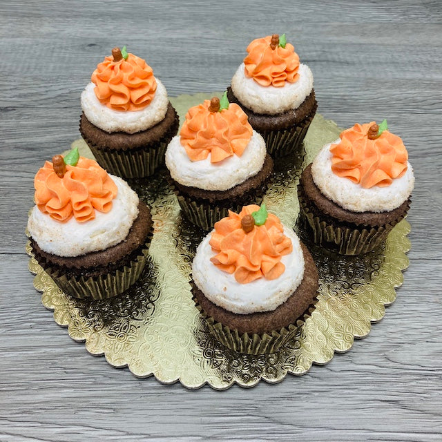 6 Pumpkin Spice Cupcakes (pickup only)