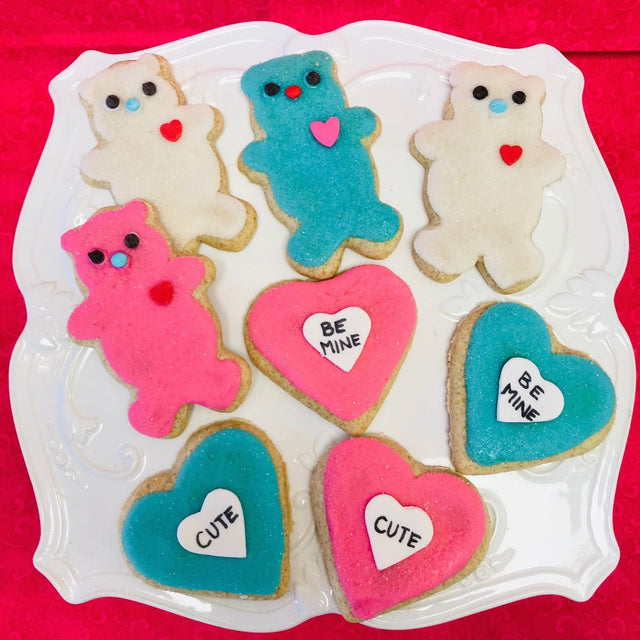 Bear Heart cookie set (SHIP or pickup)