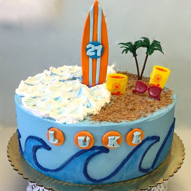 Surf's Up Cake