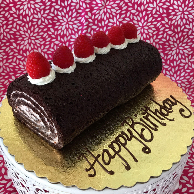 Chocolate Raspberry Spiral cake (pickup only)