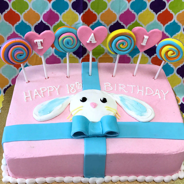 Bunny Lollipop Cake