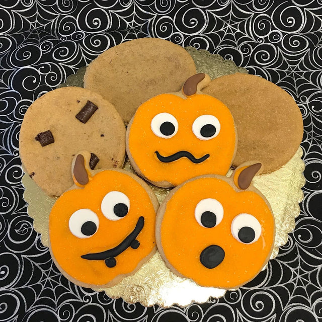 Cute Pumpkin Cookies set